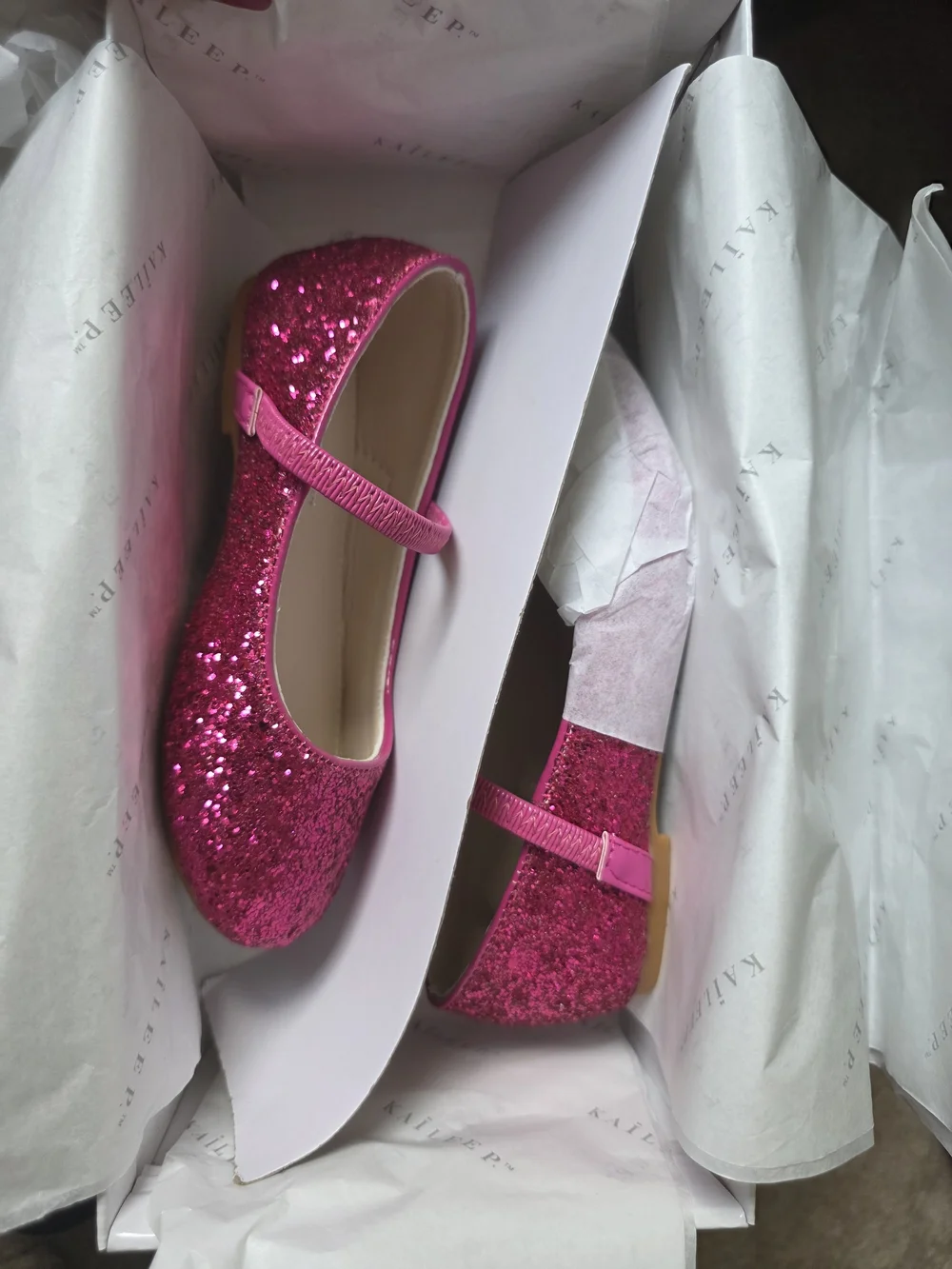 Girls' Glitter Mary Jane Dress Shoes - Hot Pink - 10K